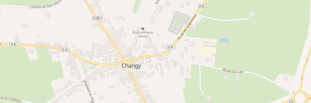 Plan du 95 Rue de la Mairie à Changy