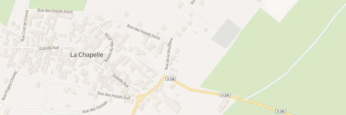 Plan du 4 Rue de la Mouillére à Flogny-la-Chapelle