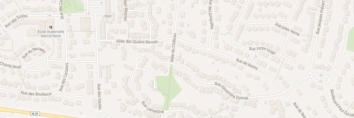 Plan du 15 Rue Alexandre Dumas à Muizon