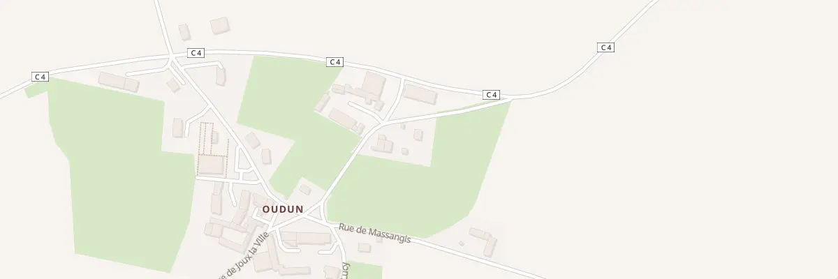 Plan du 2 Rue de Noyers à Joux-la-Ville