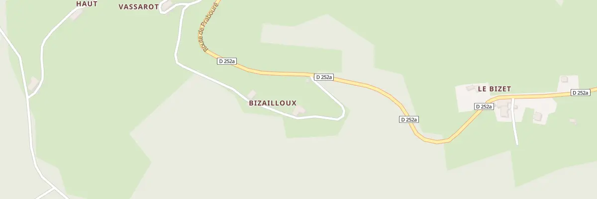 Plan du 5583 Bizailloux à Saint-Anthème