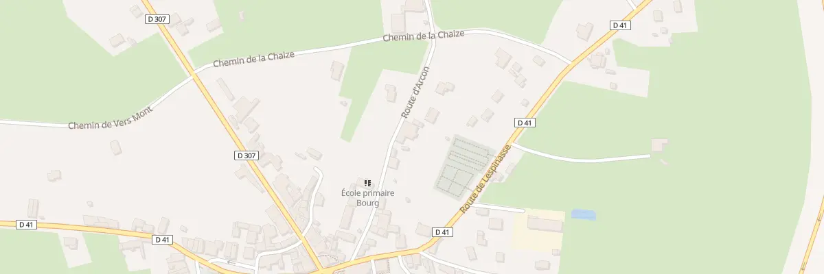 Plan du 147 Rte d’Arcon à Changy