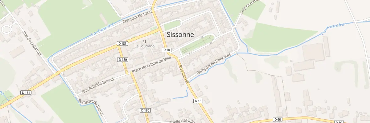 Plan du 6 Pl de la Grande Roize à Sissonne