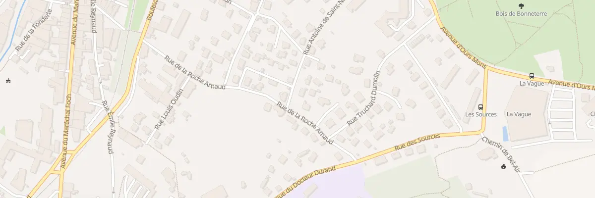 Plan du 29 Rue de la Roche Arnaud au Puy-en-Velay
