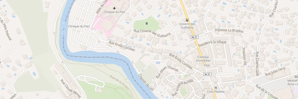 Plan du 30 Rue Emile Combes à Castelnau-le-Lez