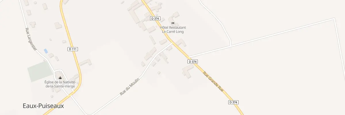 Plan du 3 Rue Grande Rue à Eaux-Puiseaux