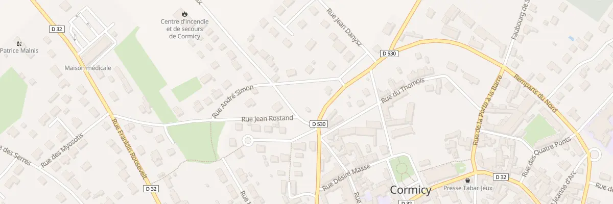 Plan du 7B Rue des Remparts du Nord à Cormicy