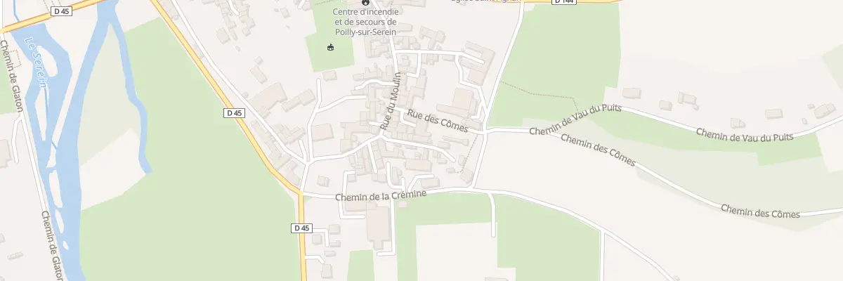 Plan du 7 Imp Sans Nom à Poilly-sur-Serein