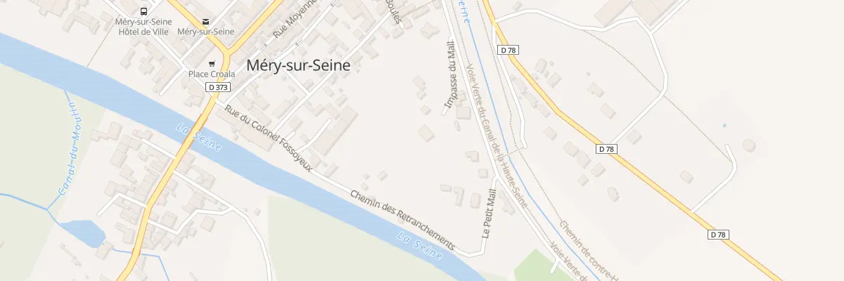 Plan du 6 Imp du Mail à Méry-sur-Seine