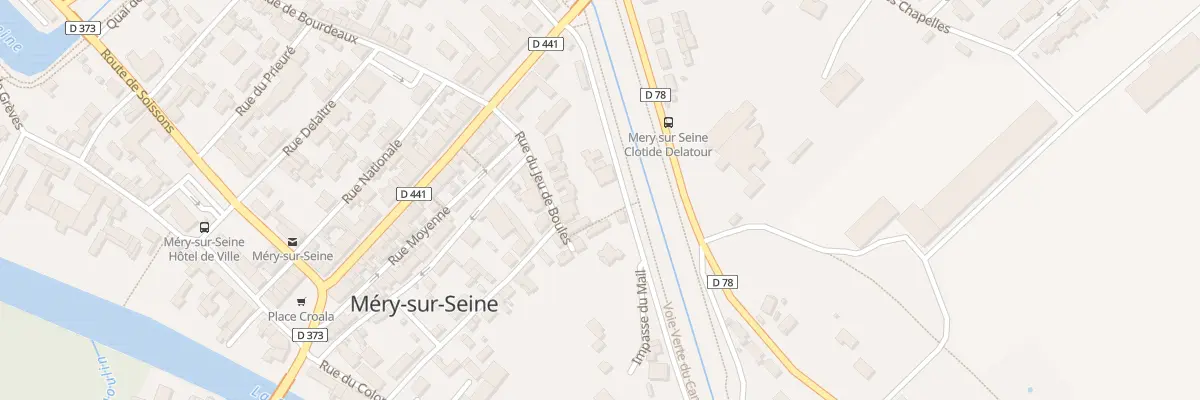 Plan du 17 Rue du Jeu de Boules à Méry-sur-Seine