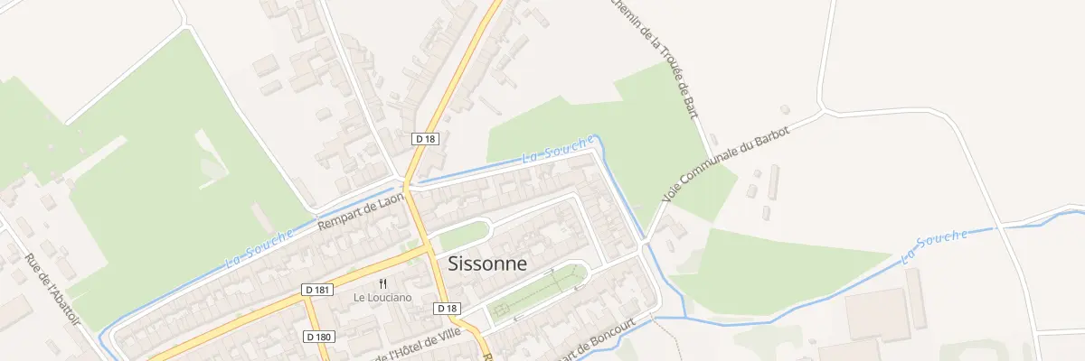 Plan du 21 Pl Rene Fleury à Sissonne