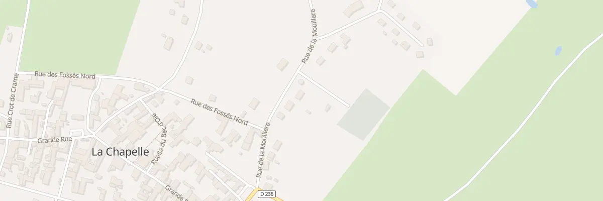 Plan du 12 Rue de la Mouillére à Flogny-la-Chapelle