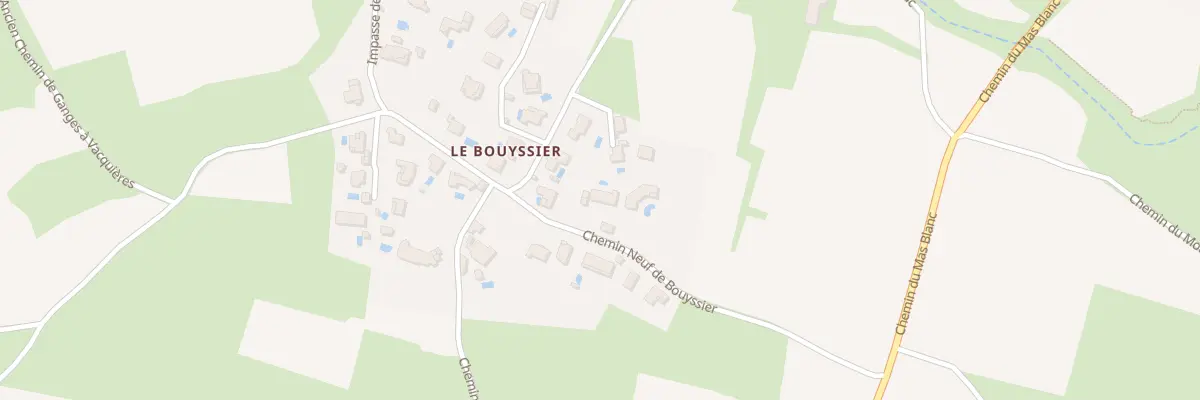 Plan du 286 Che du Bouyssier à Claret