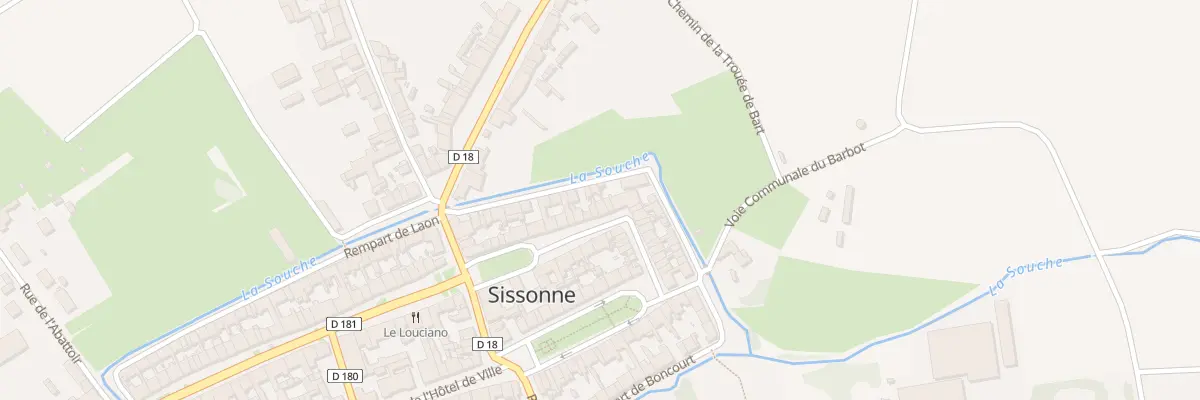 Plan du 23 Pl Rene Fleury à Sissonne