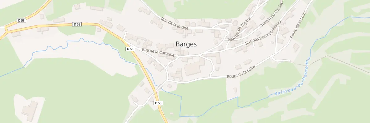 Plan du 6 Rue du boulanger à Barges