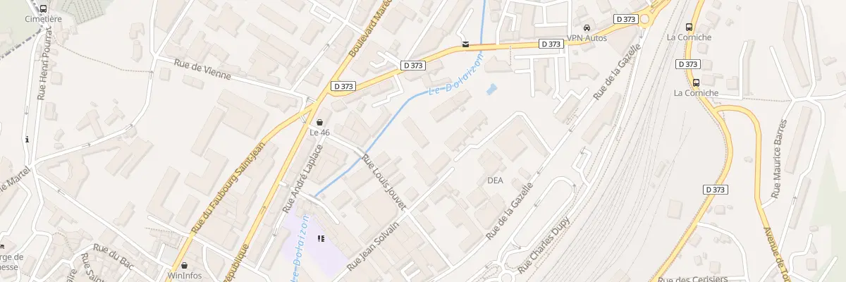 Plan du 19 Rue Jean Solvain au Puy-en-Velay