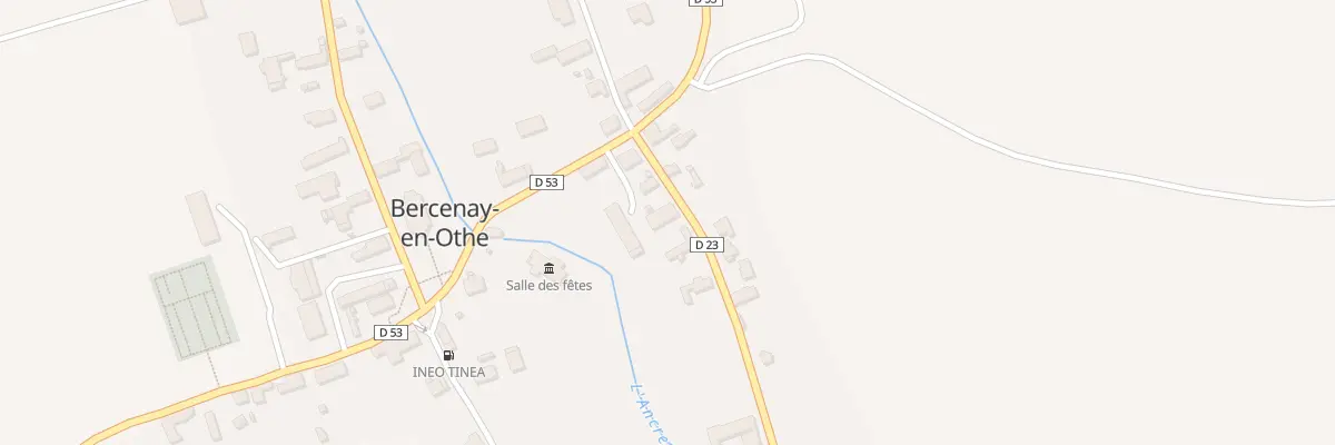 Plan du 6 Rue de Chamoy à Bercenay-en-Othe