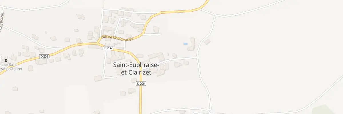 Plan du 3 Rue de la Barbacane à Saint-Euphraise-et-Clairizet