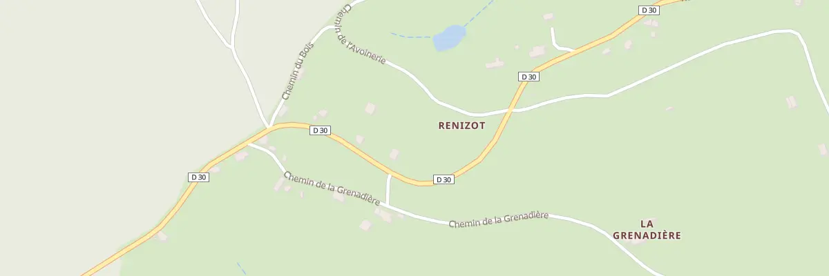 Plan du 1854 Rte de Ternant à Tazilly