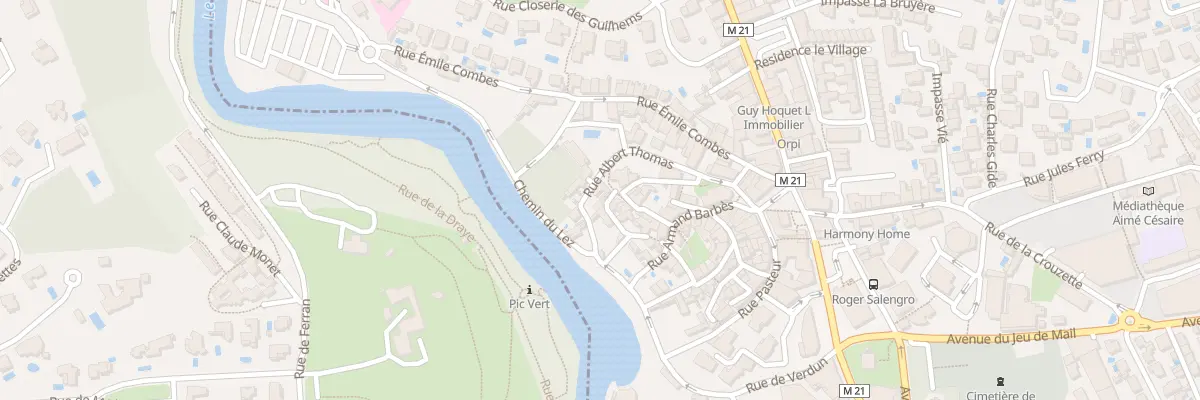 Plan du 11 Rue Anatole France à Castelnau-le-Lez
