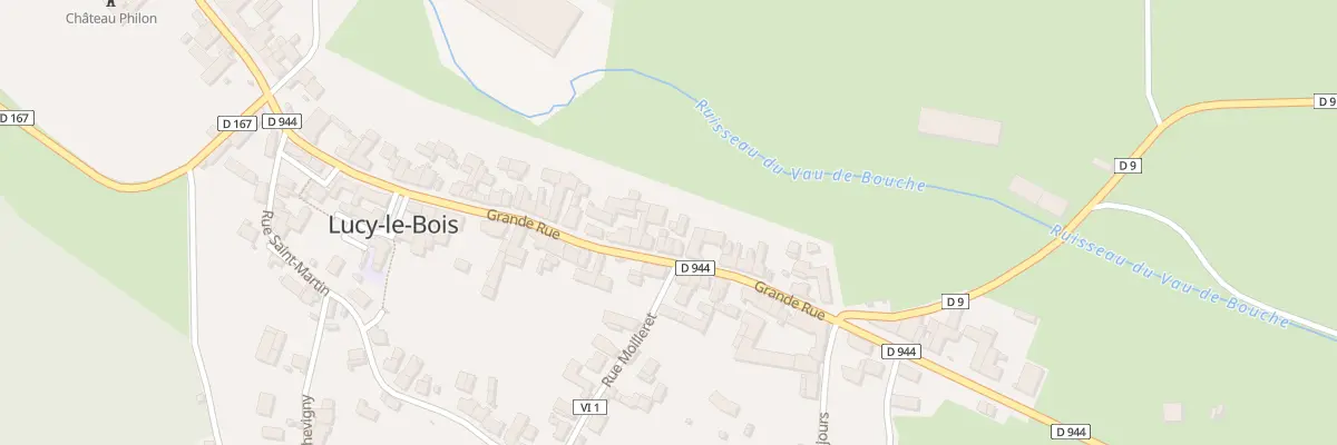 Plan du 30 Gr Grande Rue à Lucy-le-Bois