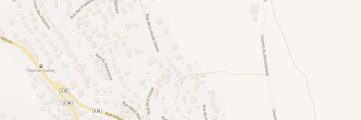 Plan du 14 Rue de la Haute Vaisse au Puy-en-Velay