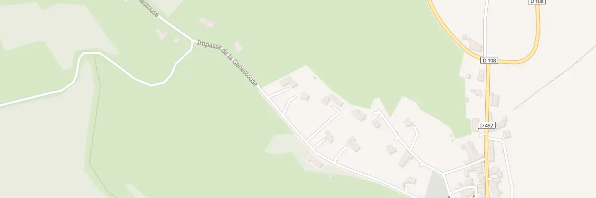 Plan du 418 Che de la Genestouse à Lespéron