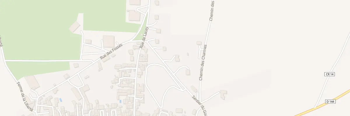 Plan du 5 Sen du Goulot à Poilly-sur-Serein