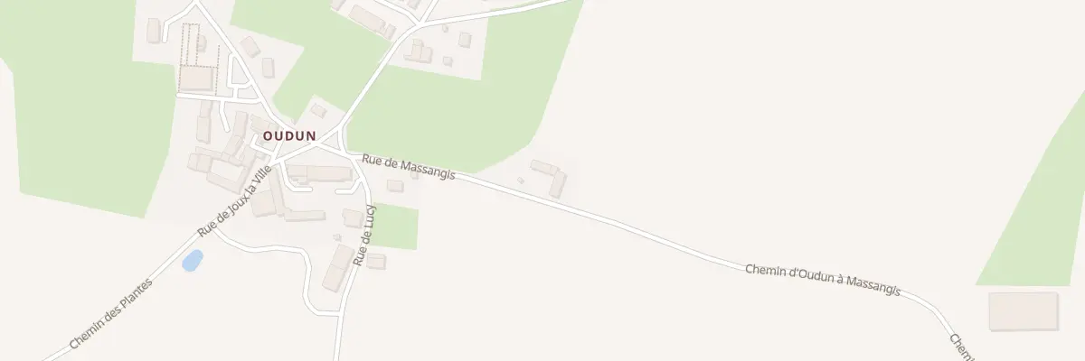 Plan du 1 Rue de Massangis à Joux-la-Ville