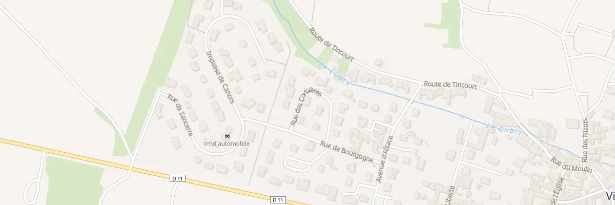 Plan du 5 Rue des Corbières à Vinay
