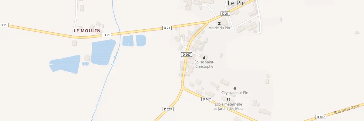 Plan du 10 Rue Jean Dupin au Pin