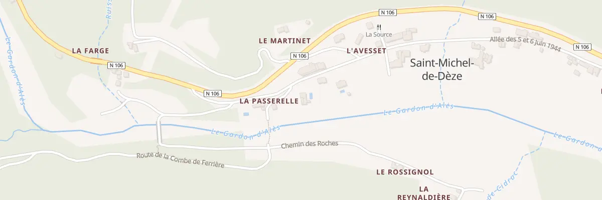 Plan du 5057 Le Martinet à Saint-Michel-de-Dèze