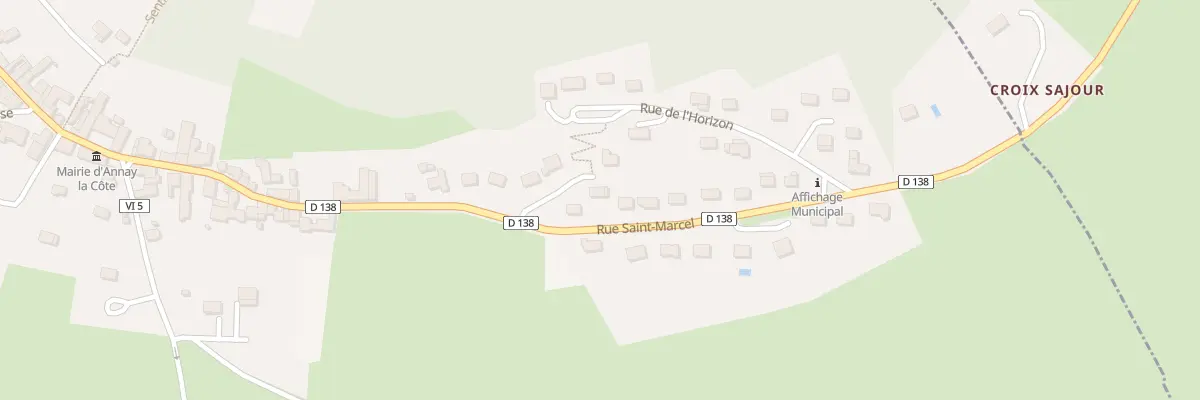 Plan du 2 Imp de la Maison Blanche à Annay-la-Côte