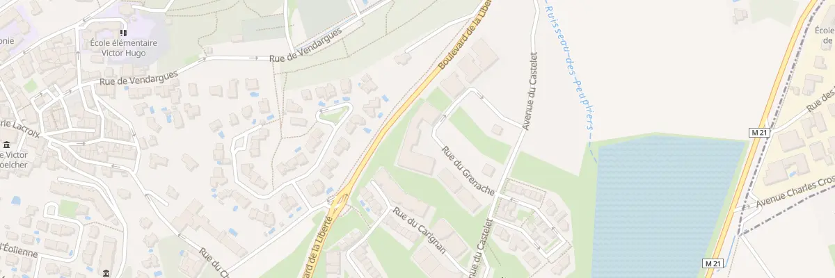 Plan du 3 Rue du Grenache à Clapiers
