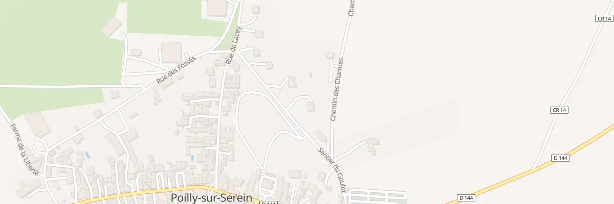 Plan du 7 Sen du Goulot à Poilly-sur-Serein