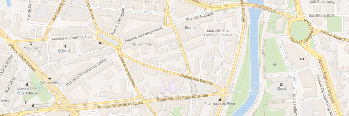 Plan du 3 Rue des Cyclamens à Montpellier