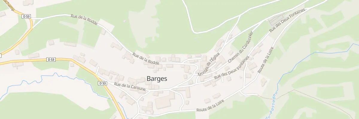Plan du 5064 Barges Bas à Barges