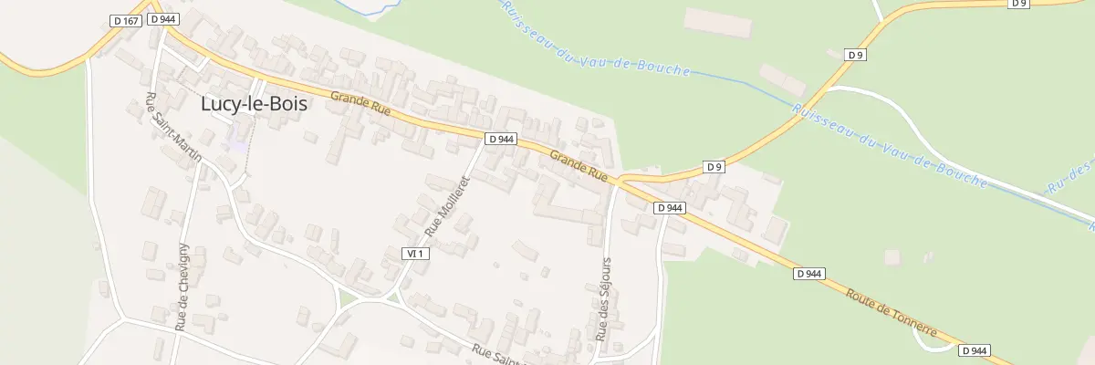 Plan du 21 Gr Grande Rue à Lucy-le-Bois