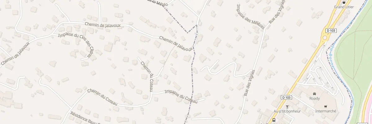 Plan du 34 Che de Jalavoux à Aiguilhe