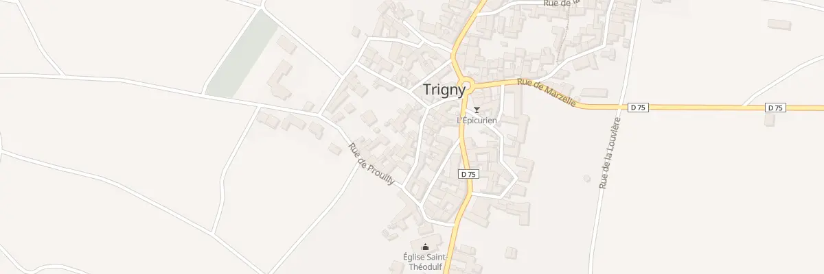 Plan du 4 Rue de la Moufle à Trigny