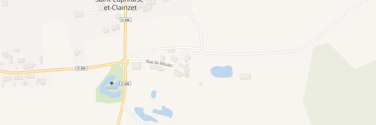 Plan du 8 Rue du Moulin à Saint-Euphraise-et-Clairizet
