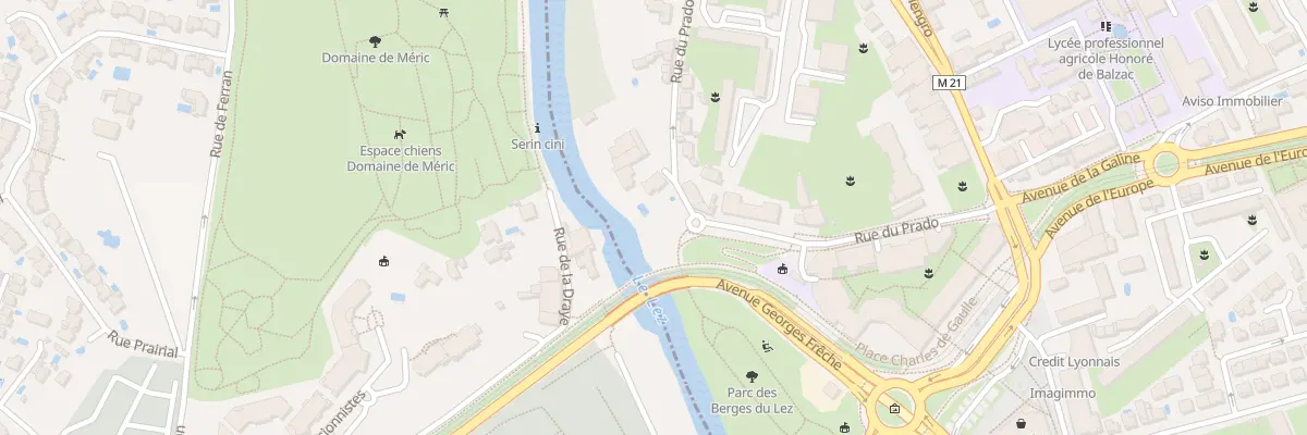 Plan du 14 Rue du Prado à Castelnau-le-Lez