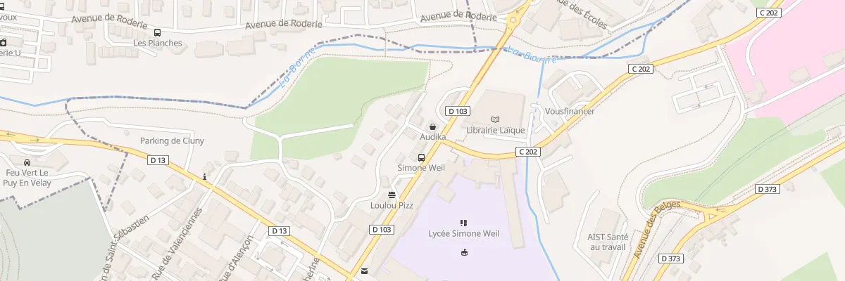 Plan du 41 Bd Maréchal Joffre au Puy-en-Velay