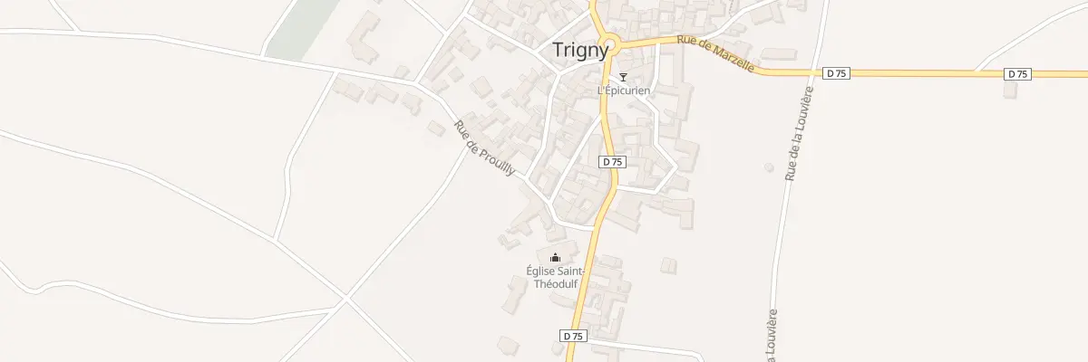 Plan du 10 Petite Rue de l’Eglise à Trigny