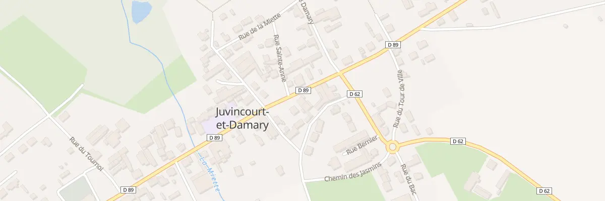 Plan du 3B Rue de Verdun à Juvincourt-et-Damary
