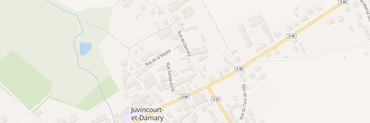 Plan du 5 Rue de Damary à Juvincourt-et-Damary