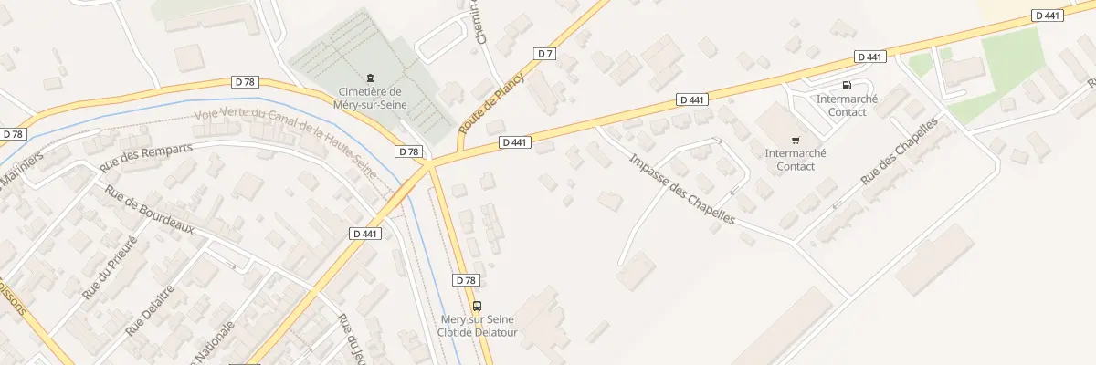 Plan du 2 Rte d’Arcis à Méry-sur-Seine