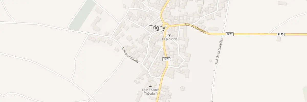 Plan du 4 Ptr Petite Rue de l’Eglise à Trigny