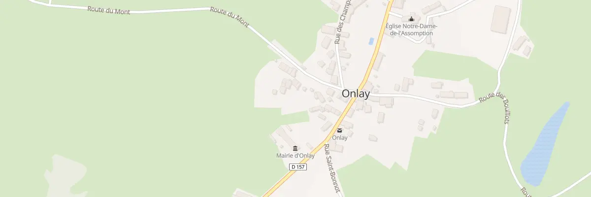 Plan du 3A Rte du Mont à Onlay