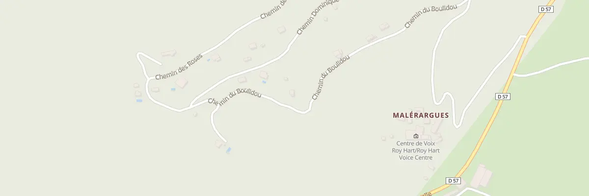 Plan du 260 Che du Boulidou à Thoiras-Corbès